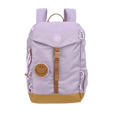 LÄSSIG Kinder Wanderrucksack Kinderrucksack mit Brustgurt gepolsterte Schultergurte wasserabweisend, 14 Liter/Big Outdoor Backpack Sunny Explorer rose/pink im Sale